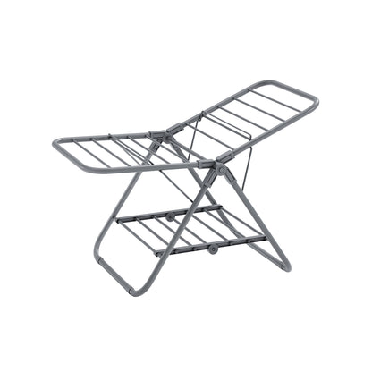 Small Foldable 2-Level Clothes Drying Rack