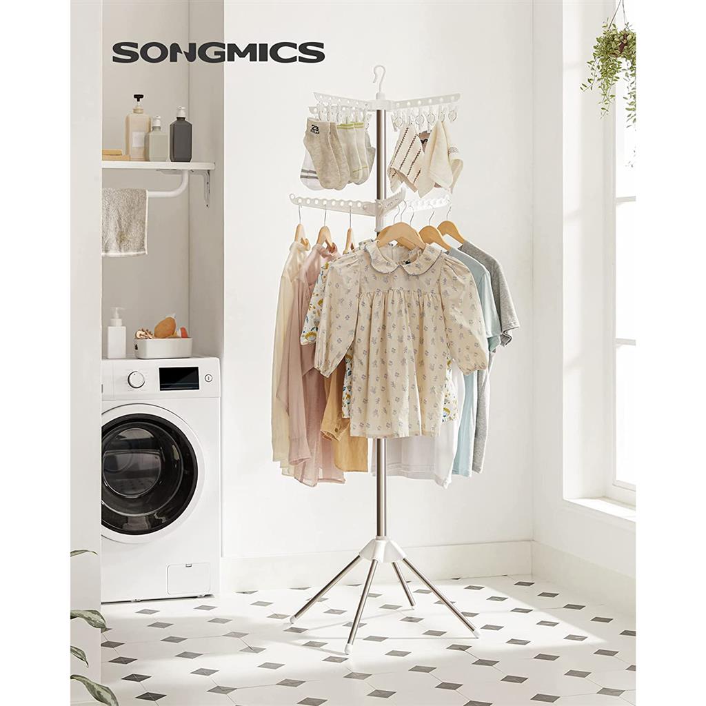 2-Tier 72-Inch Clothes Drying Rack - HWLEXTRA 
