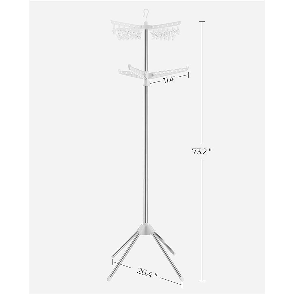 2-Tier 72-Inch Clothes Drying Rack - HWLEXTRA 