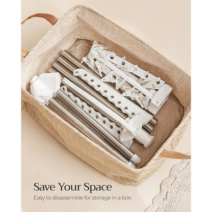 2-Tier 72-Inch Clothes Drying Rack - HWLEXTRA 