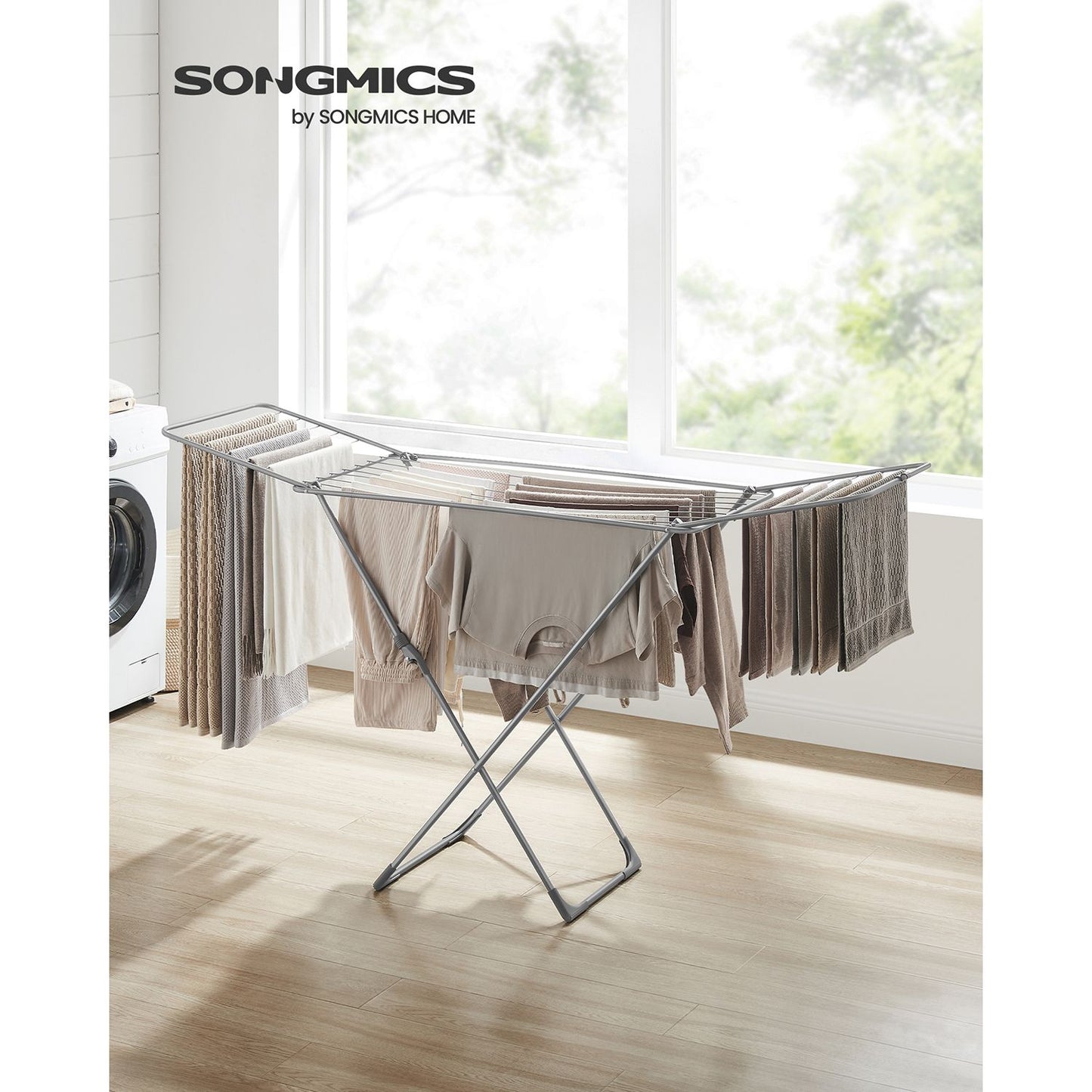 Clothes Drying Rack with Gullwings