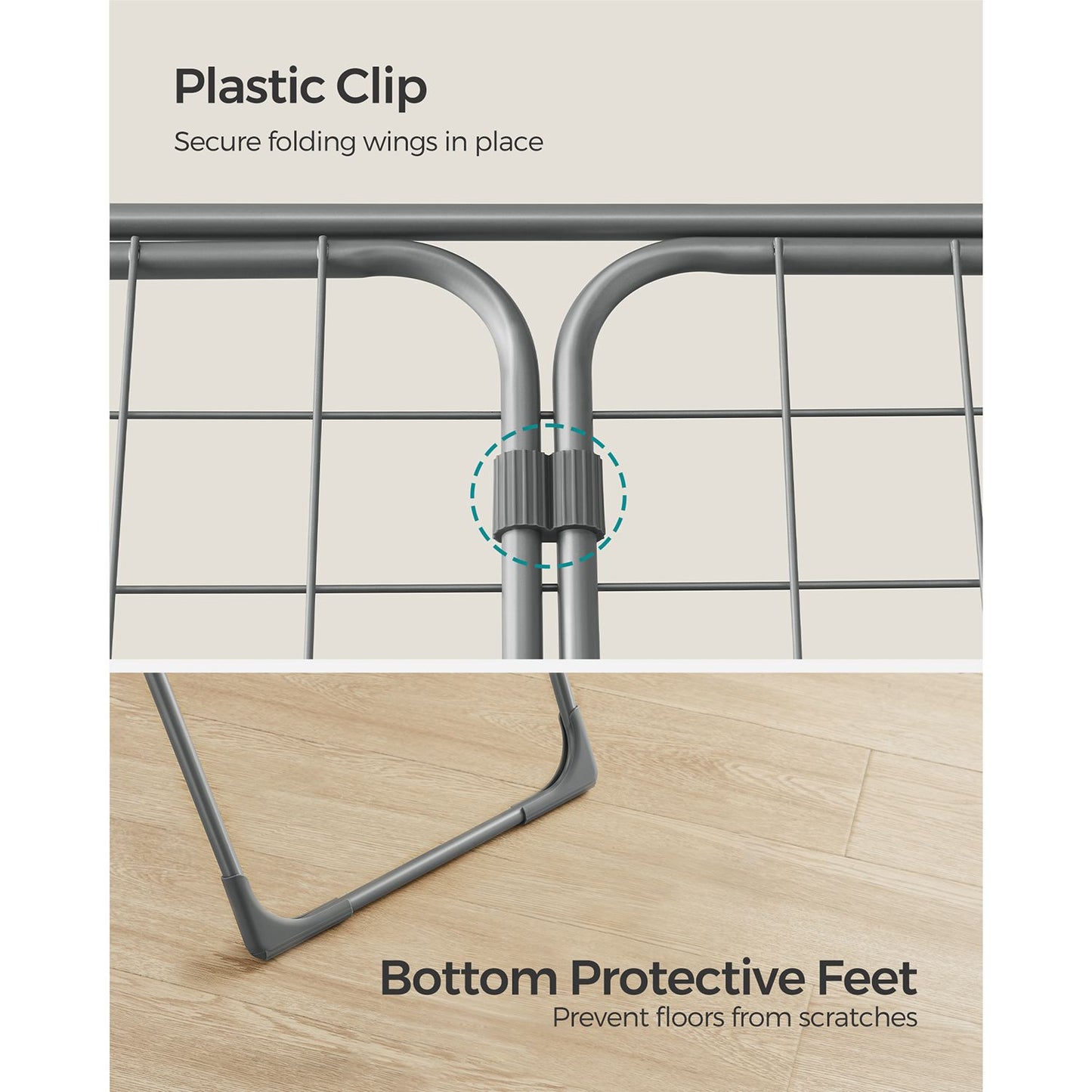 Clothes Drying Rack with Gullwings