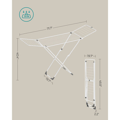 Clothes Drying Rack with Gullwings
