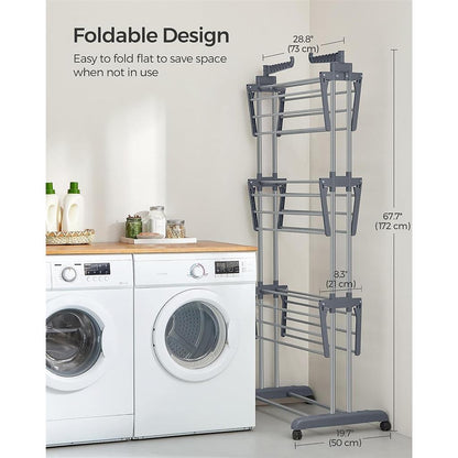 4-Tier Clothes Drying Rack Stand - HWLEXTRA 