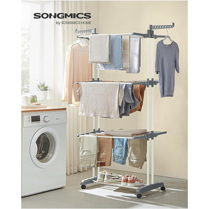4-Tier Clothes Drying Rack Stand - HWLEXTRA 