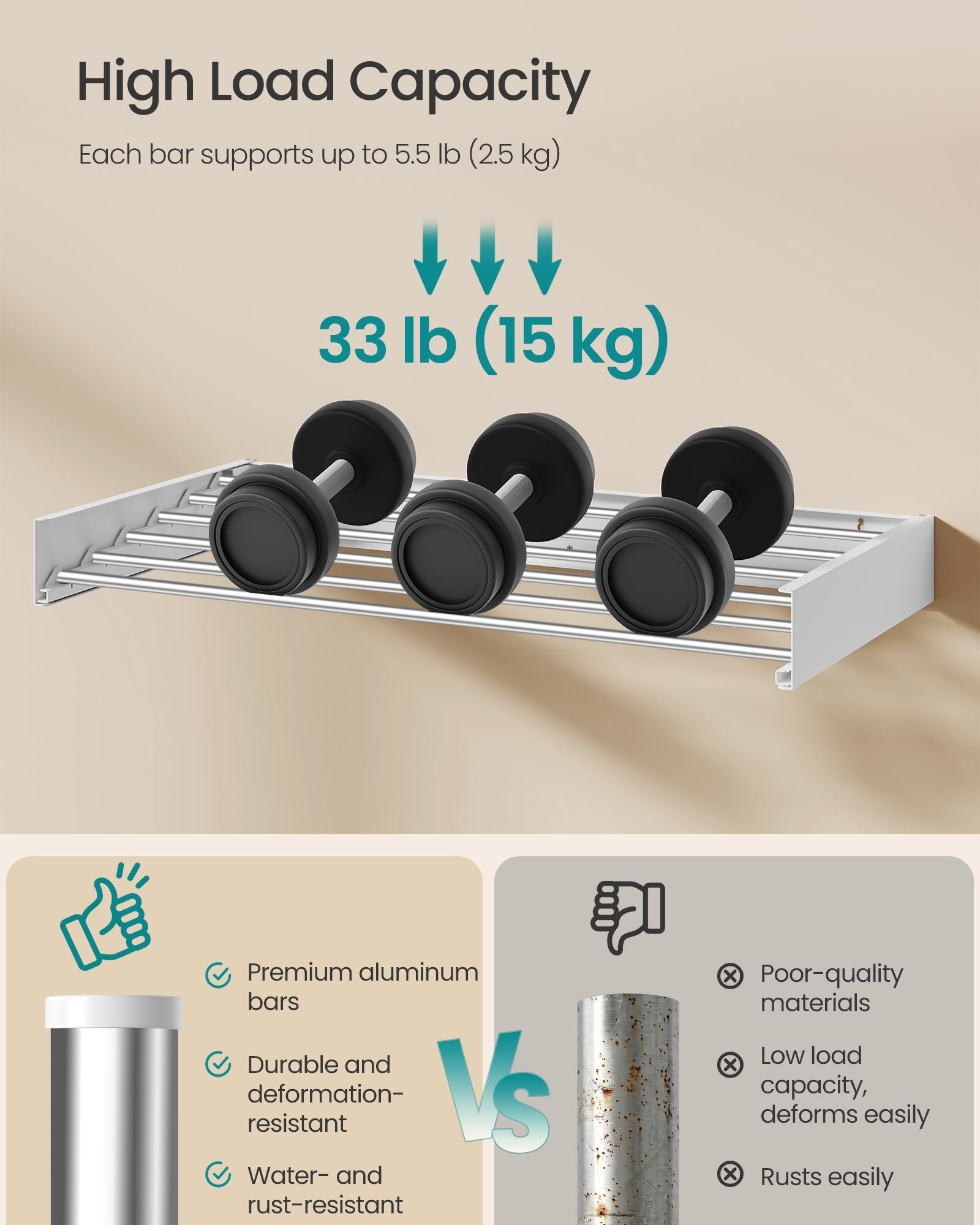 Wall Mounted Drying Rack - image 2