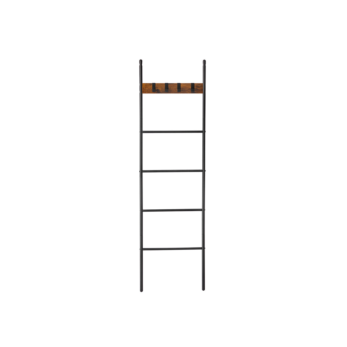 Blanket Ladder, 5-Tier Ladder Shelf, 17.3 x 63 Inches