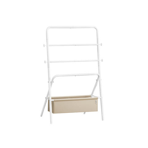 Freestanding Towel Rack with 4 Hooks