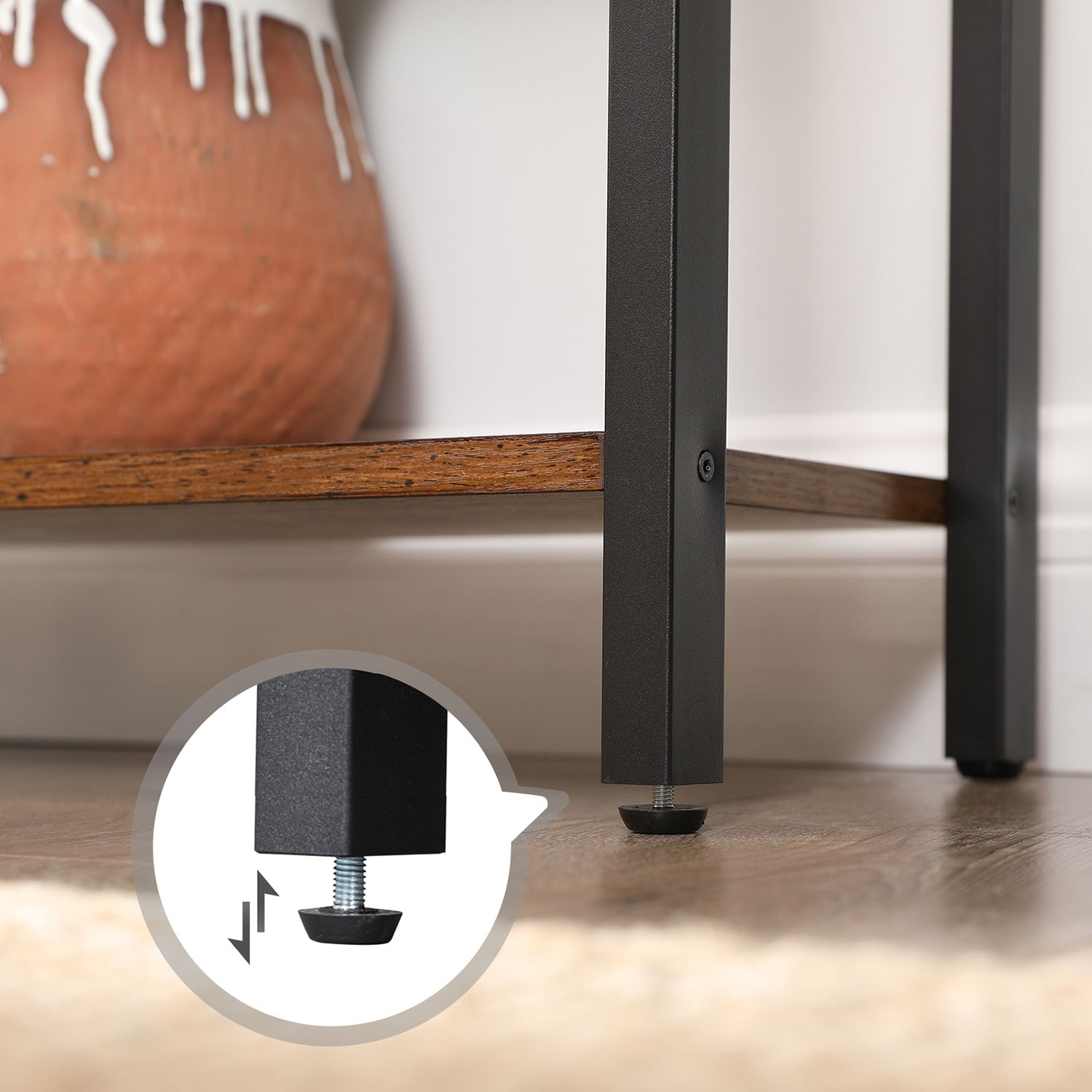 5 Tiers bookcase with stable steel frame - image 7