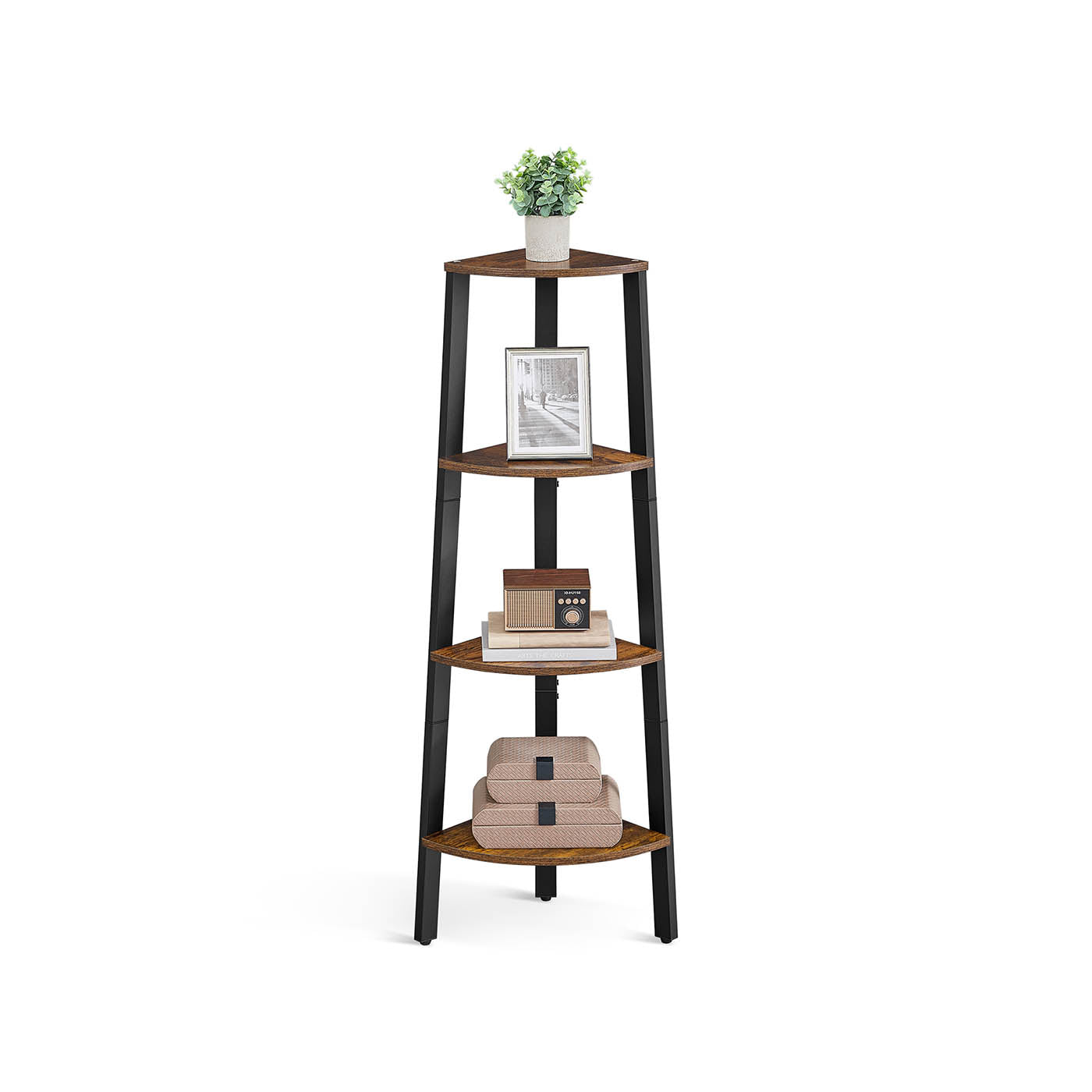 Antique Corner Shelf Rack - image 2