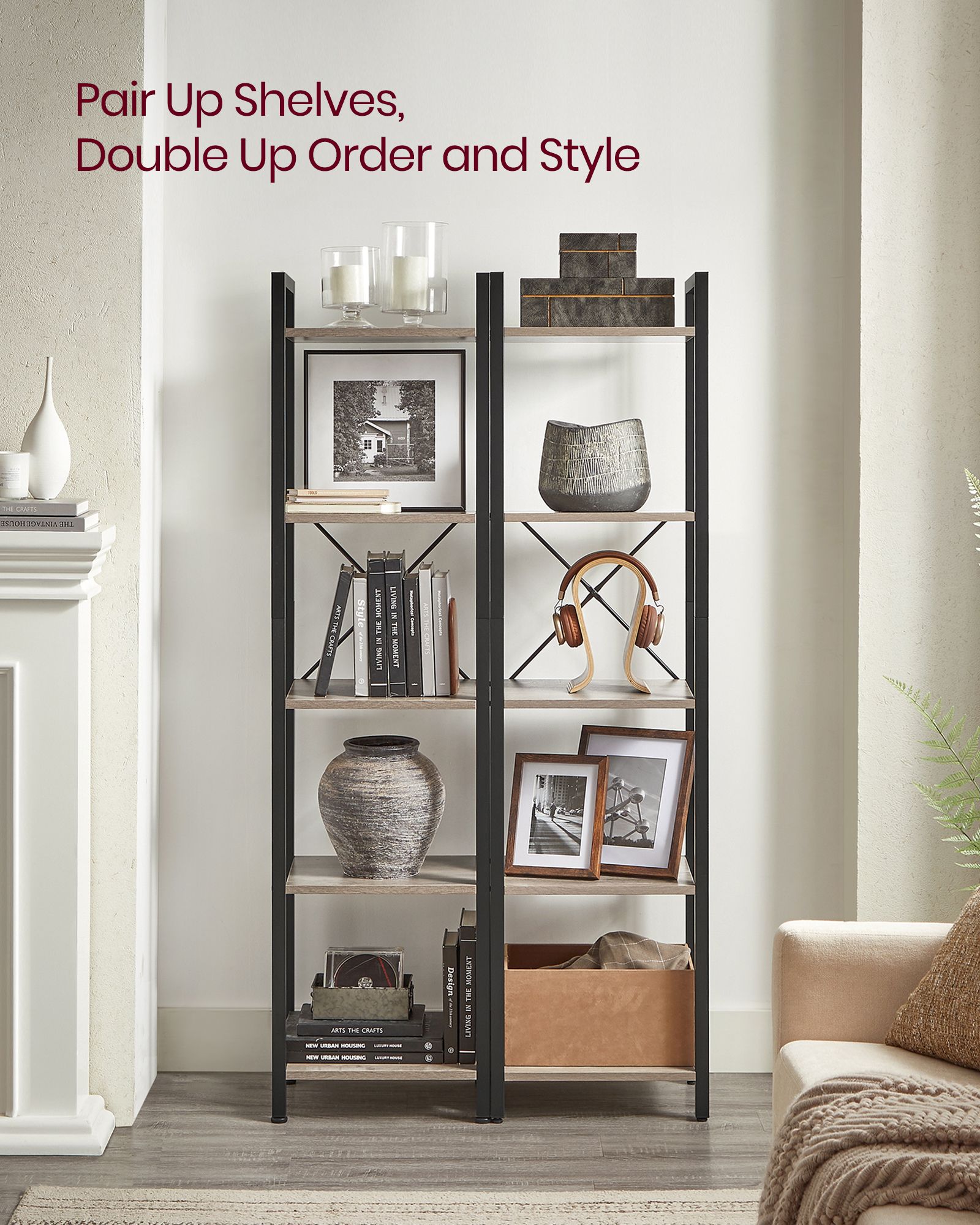 Industrial Brown 5 Layers Storage Rack Unit - image 12