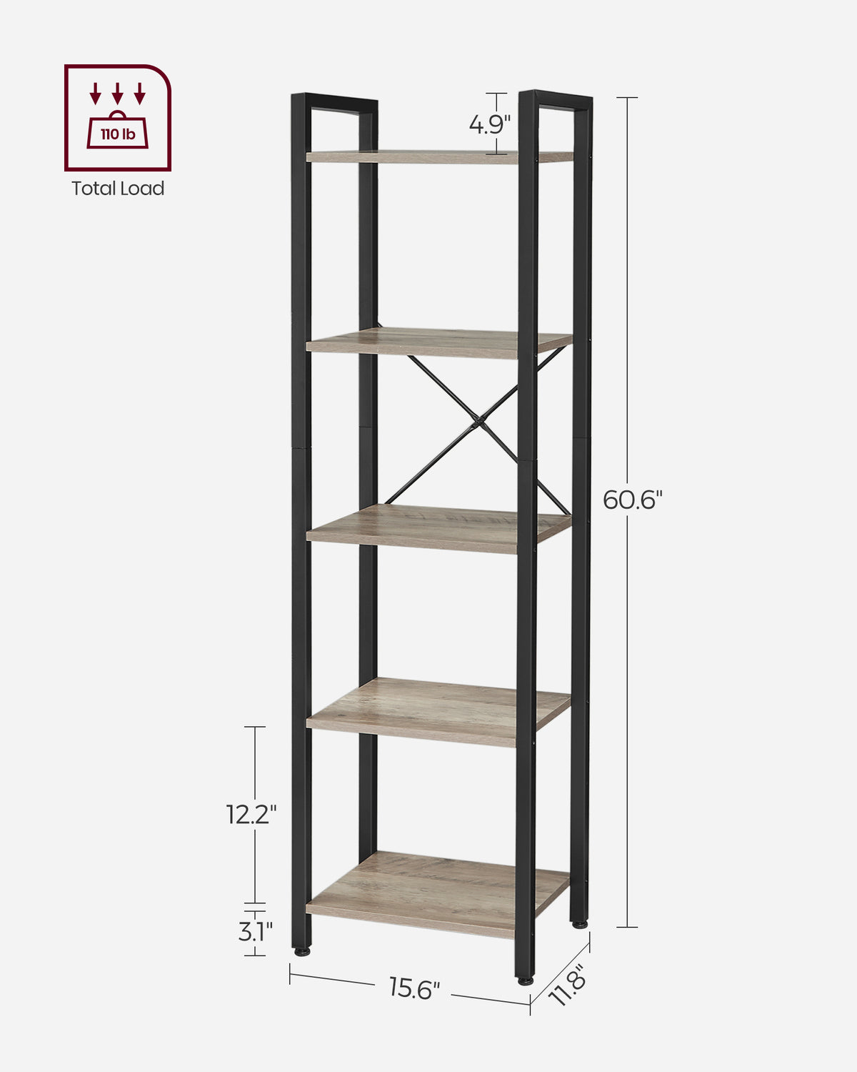 Industrial Brown 5 Layers Storage Rack Unit - image 16