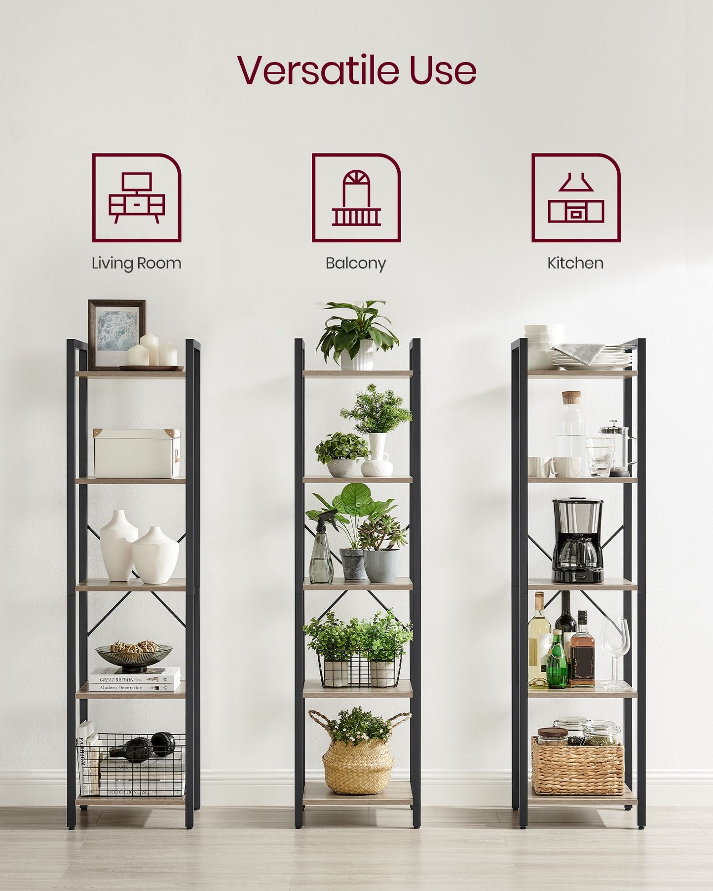 Industrial Brown 5 Layers Storage Rack Unit - image 17