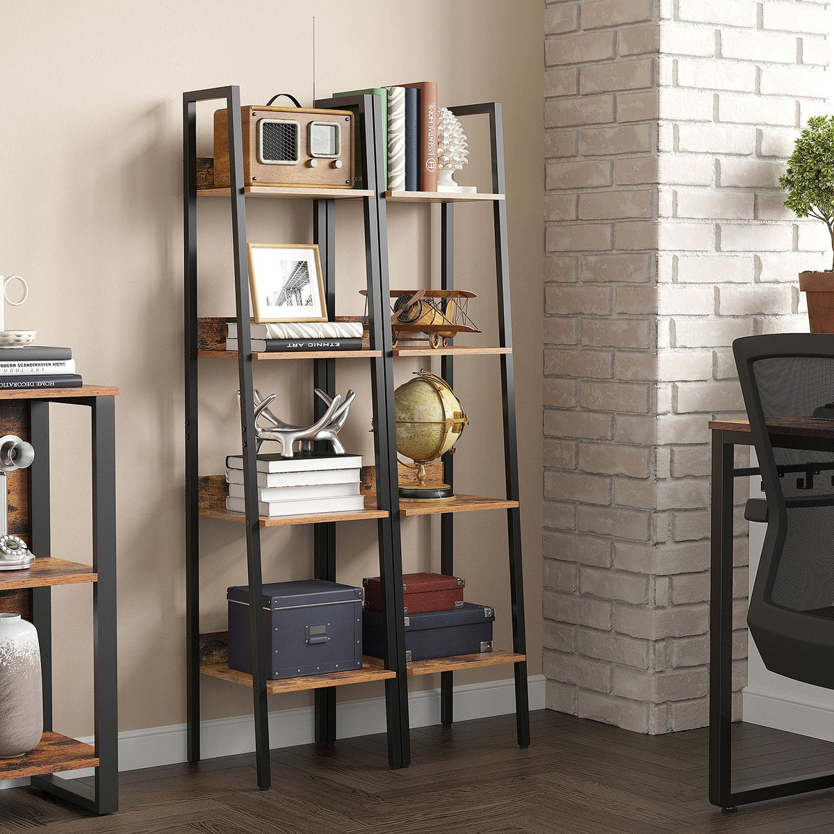4 Tier Ladder Shelf - image 2