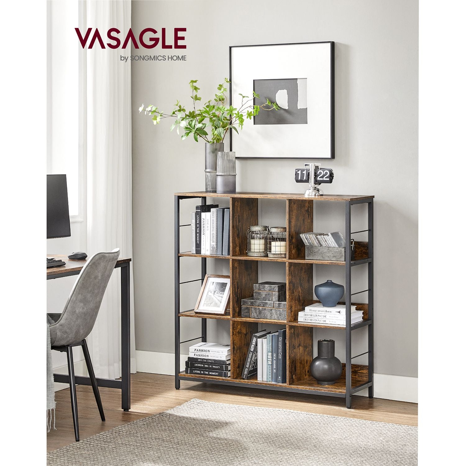 Bookshelf with 6 Compartments - image 13