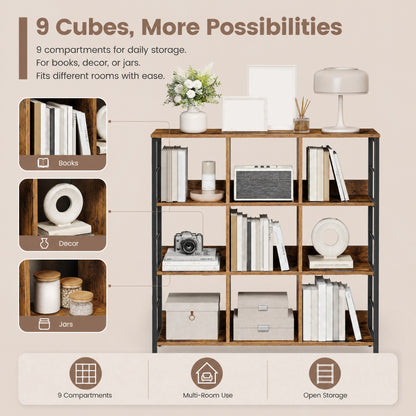 Ladder Shelf 3-Tier, Industrial Display Bookcase, Storage Rack for Living Room - image 7