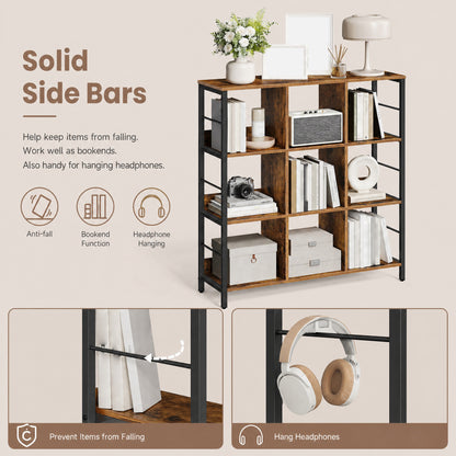 Ladder Shelf 3-Tier, Industrial Display Bookcase, Storage Rack for Living Room - image 8