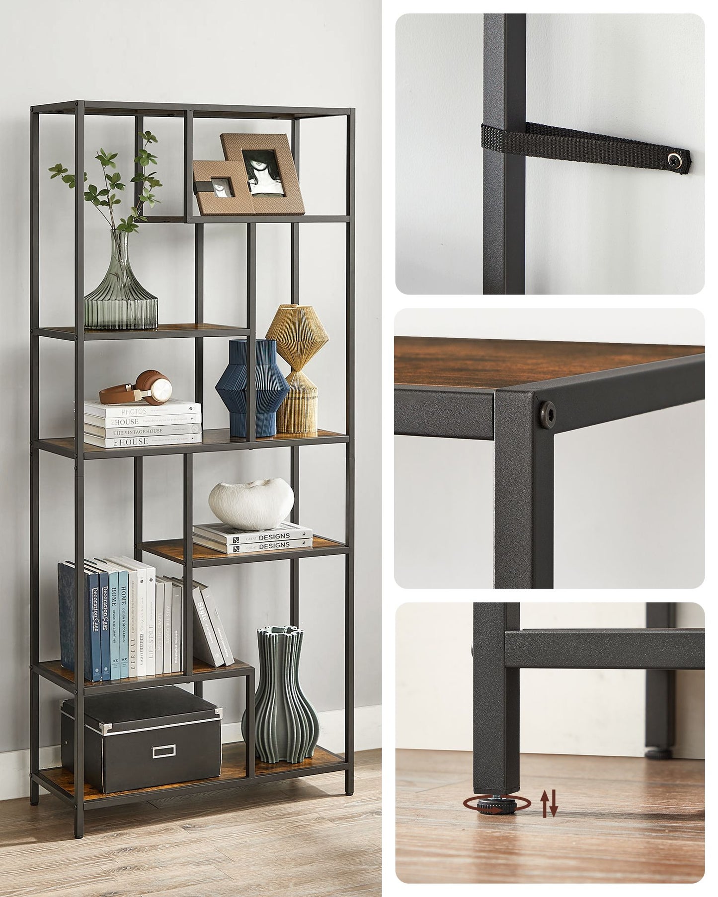 6-Tier Bookcase - image 6