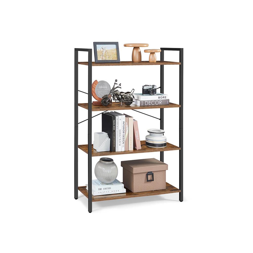 4-Tier Tall Bookshelf