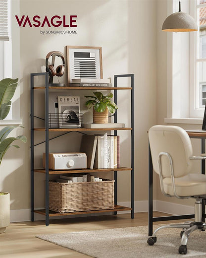4-Tier Tall Bookshelf