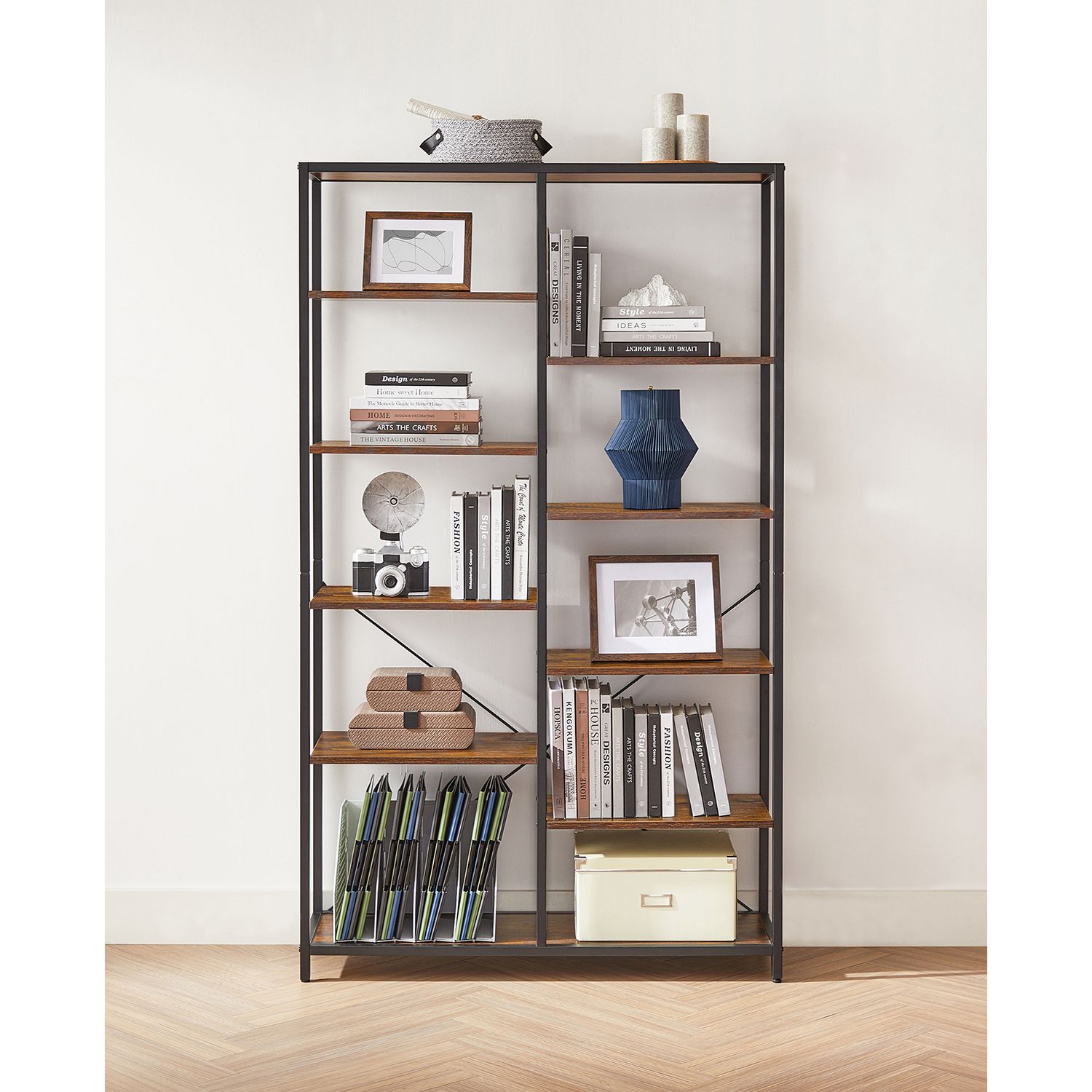 Bookshelf 5 Storey Standing Display Storage Rack - image 5