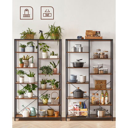 Bookshelf 5 Storey Standing Display Storage Rack - image 8