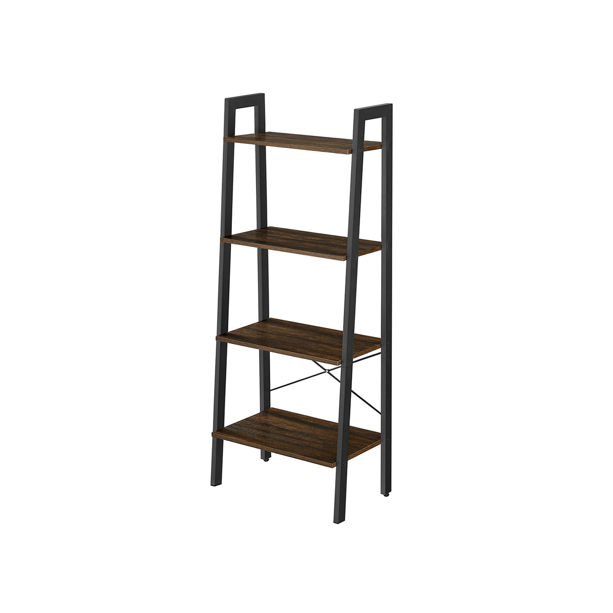 Ladder Shelf, 4-Tier Bookshelf, Storage Rack Shelves