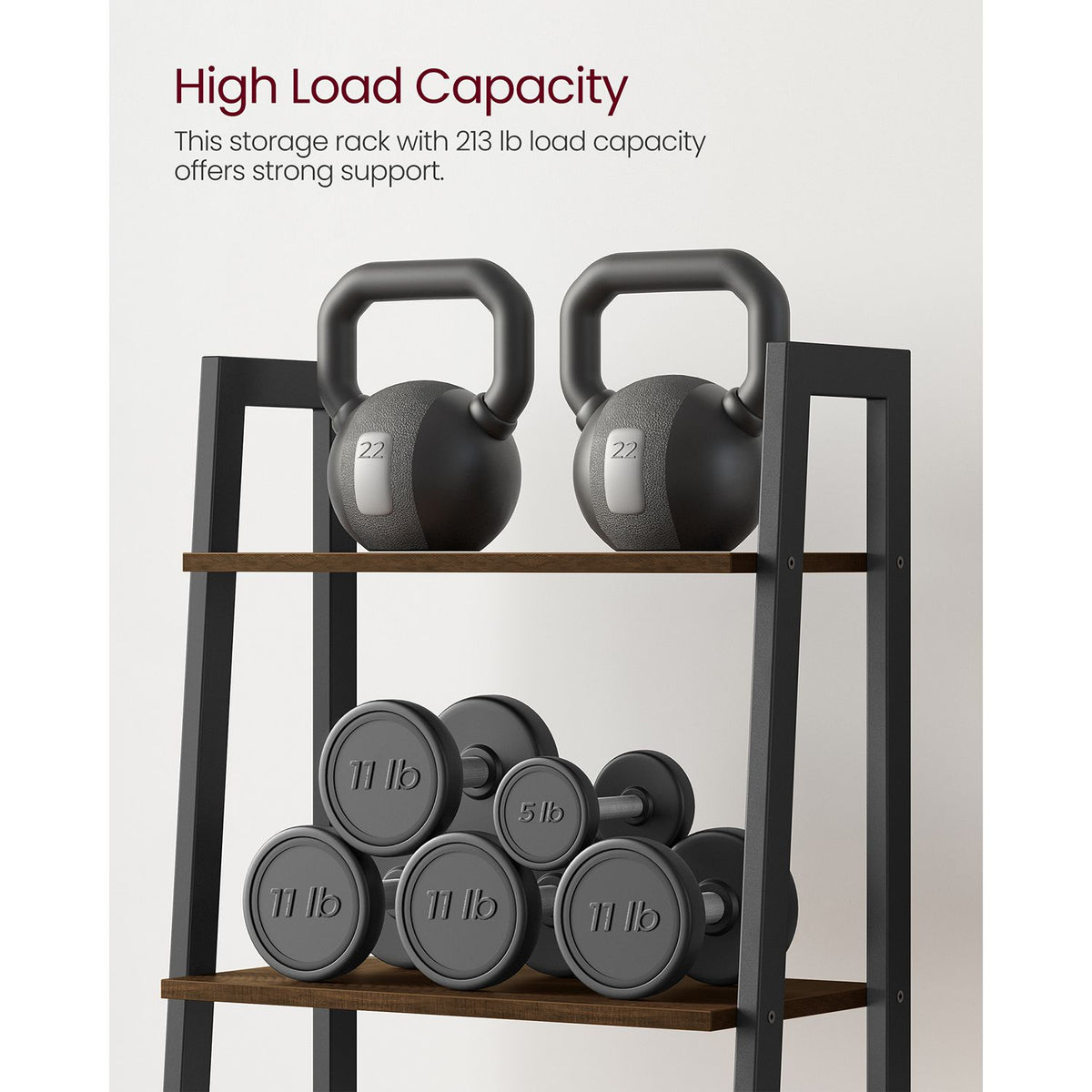 4-Tier Bookshelf & Storage Rack