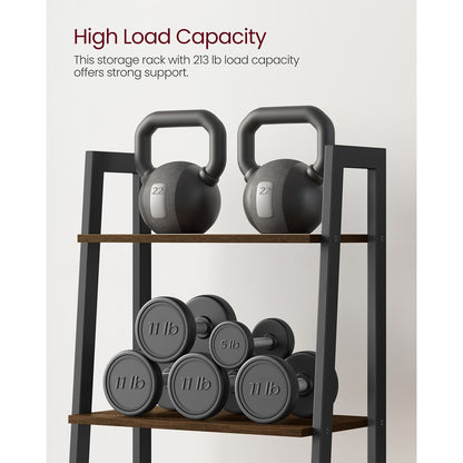 4-Tier Bookshelf & Storage Rack