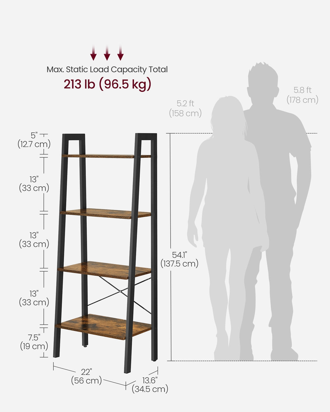 4 Tiers Ladder Shelf - image 7