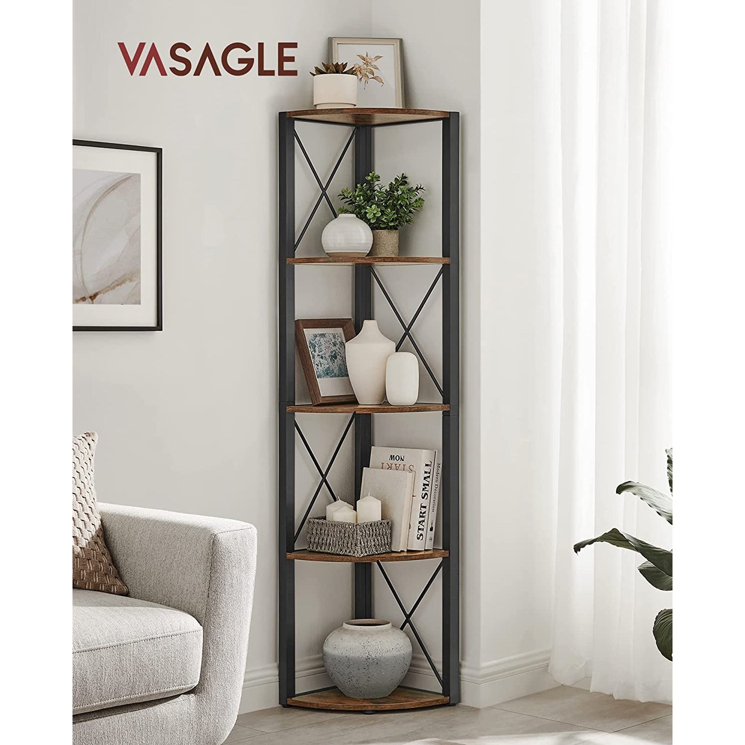 5 Tier Multipurpose Corner Shelf - image 3
