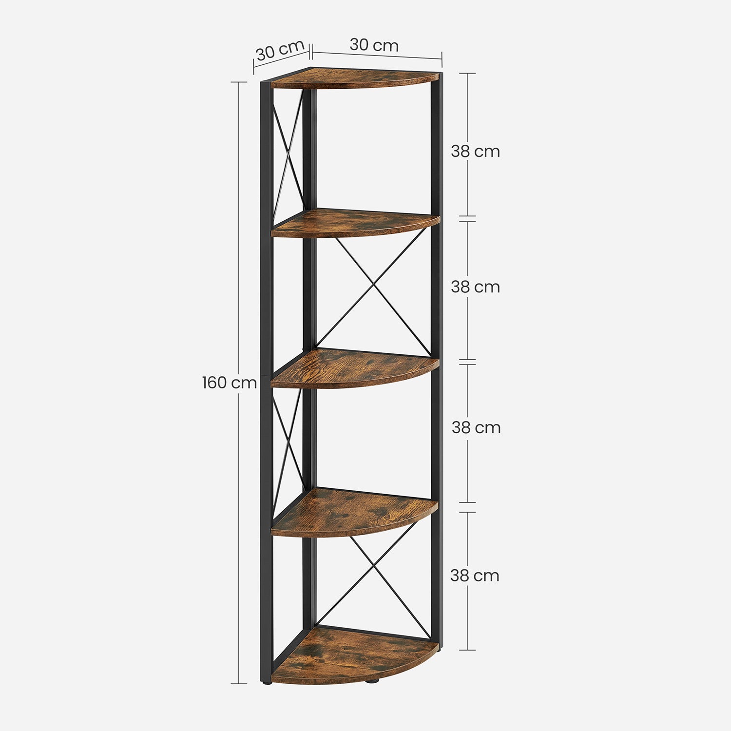 5 Tier Multipurpose Corner Shelf - image 9