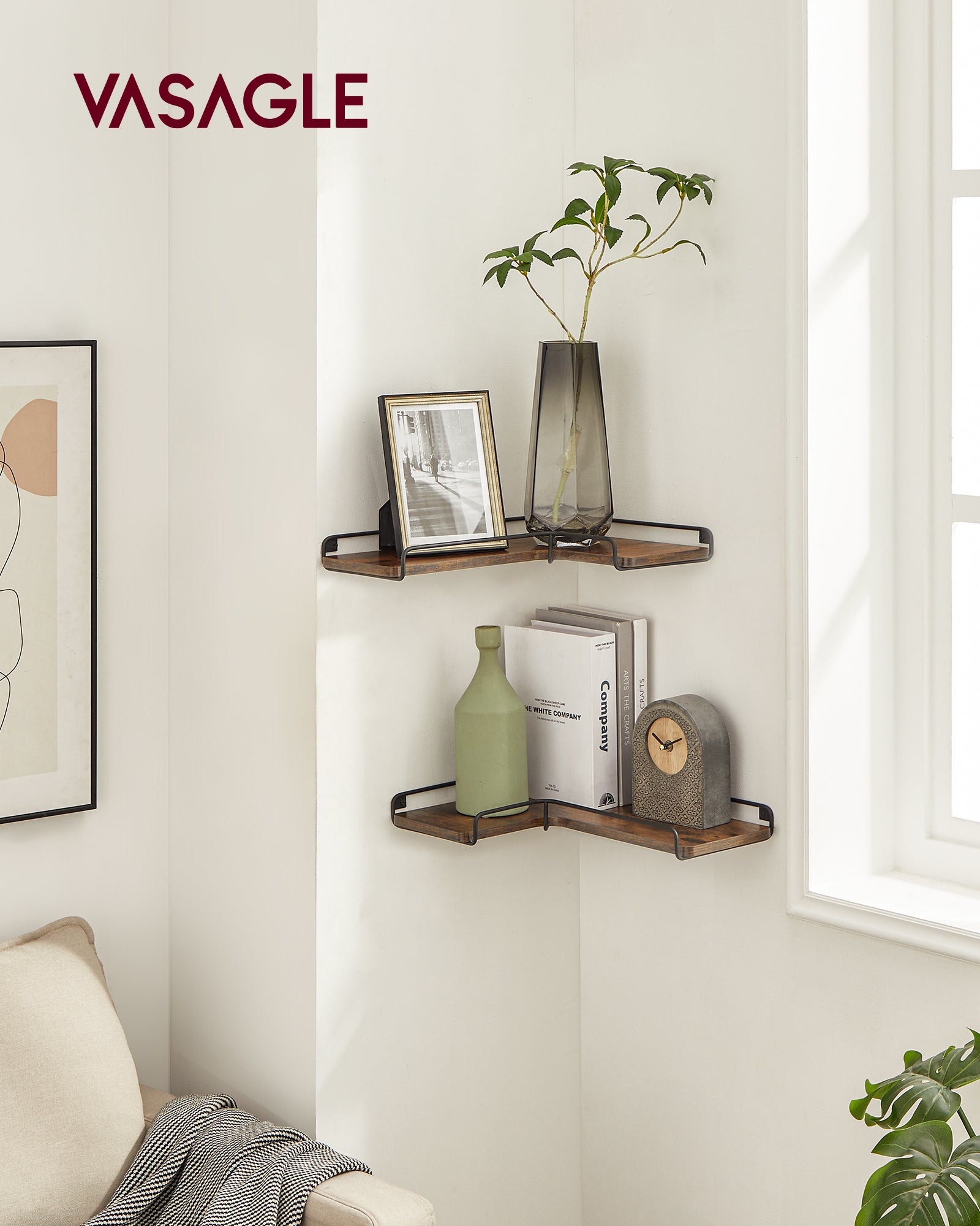Corner Shelf Wall Mount Set of 2 - image 2
