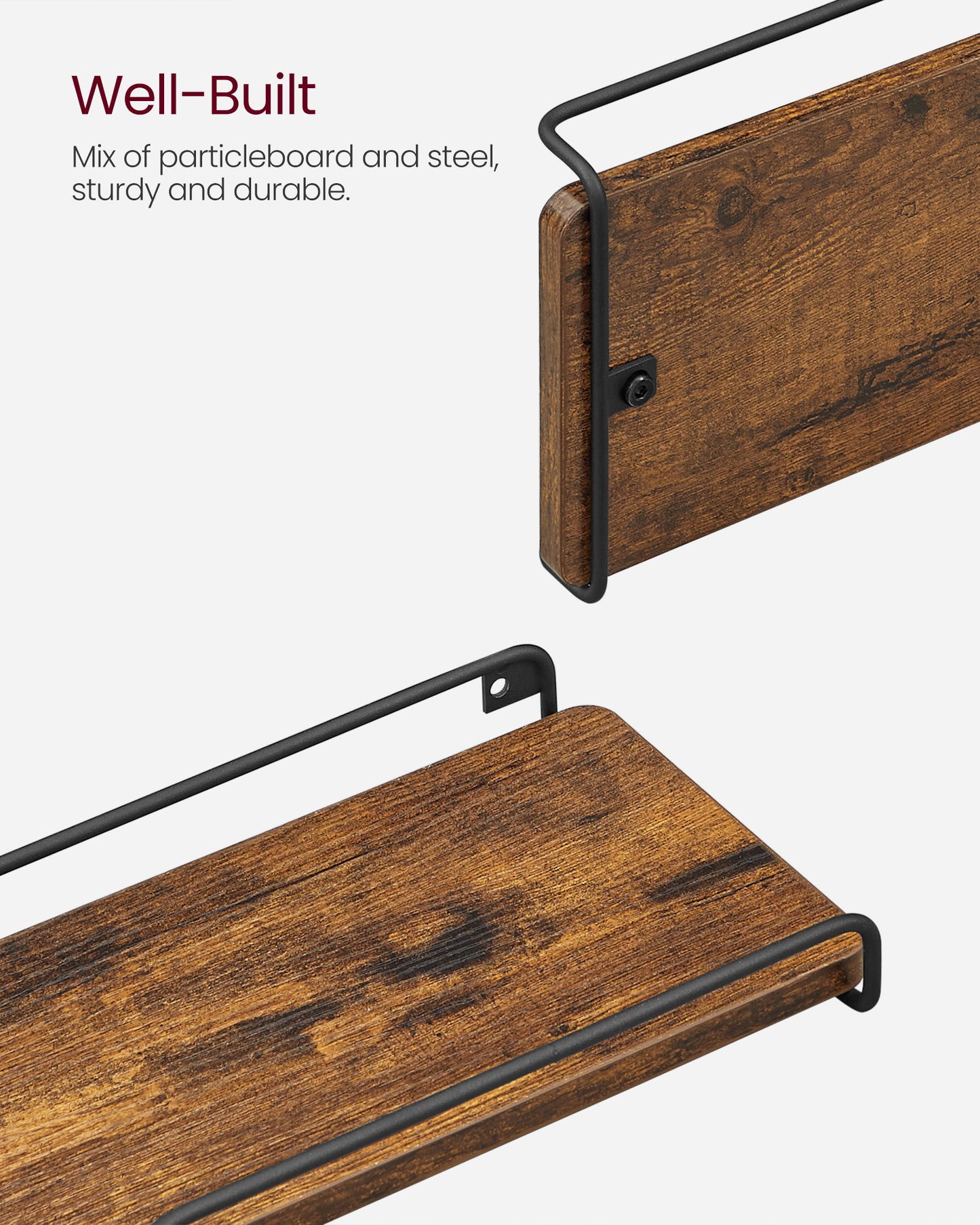 Corner Shelf Wall Mount Set of 2 - image 8