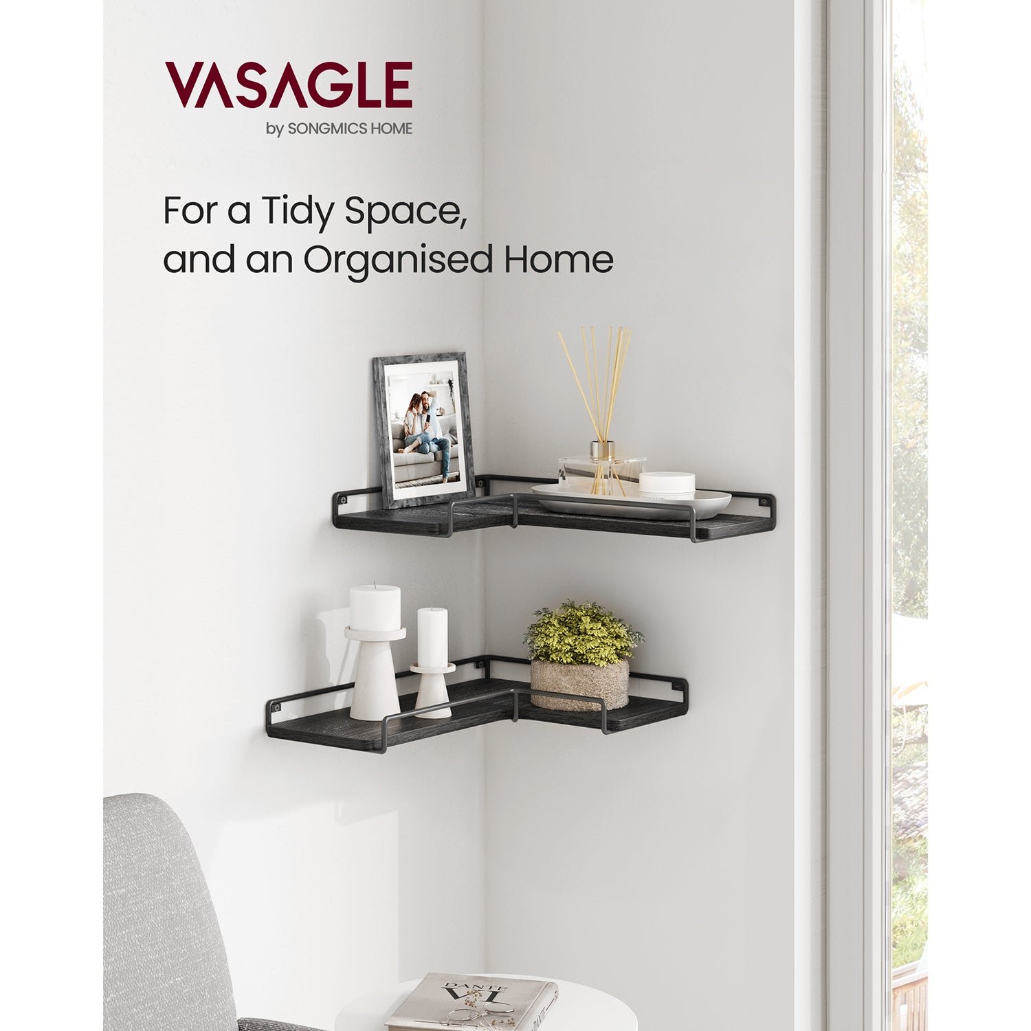Corner Shelf Wall Mount Set of 2 - image 10