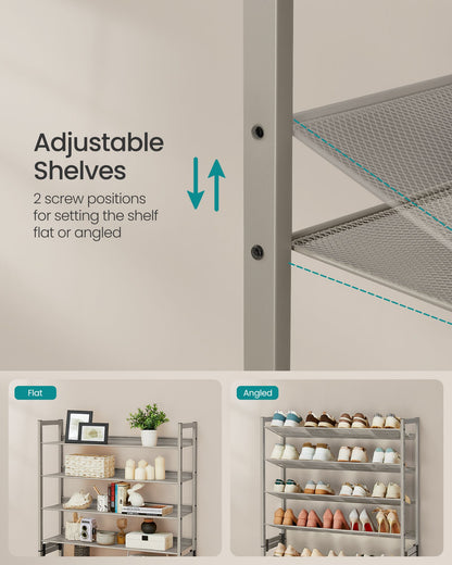 8-Tier Metal Shoe Organizer - HWLEXTRA 