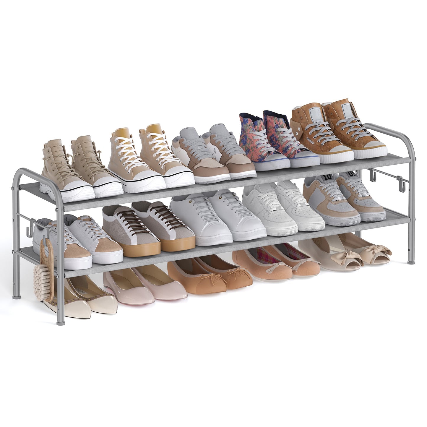 2 Tier Shoe Organizer Holds up to 12 Pairs of Shoes - image 1
