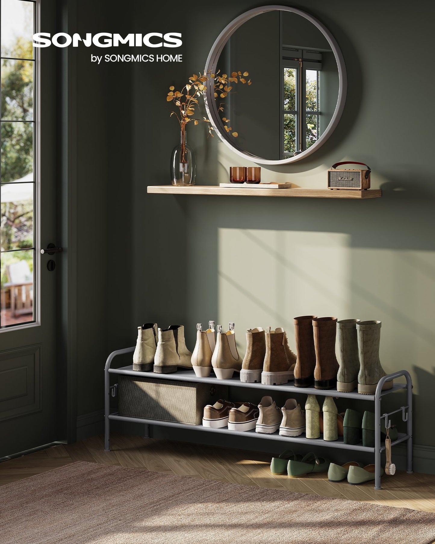 2 Tier Shoe Organizer Holds up to 12 Pairs of Shoes - image 2