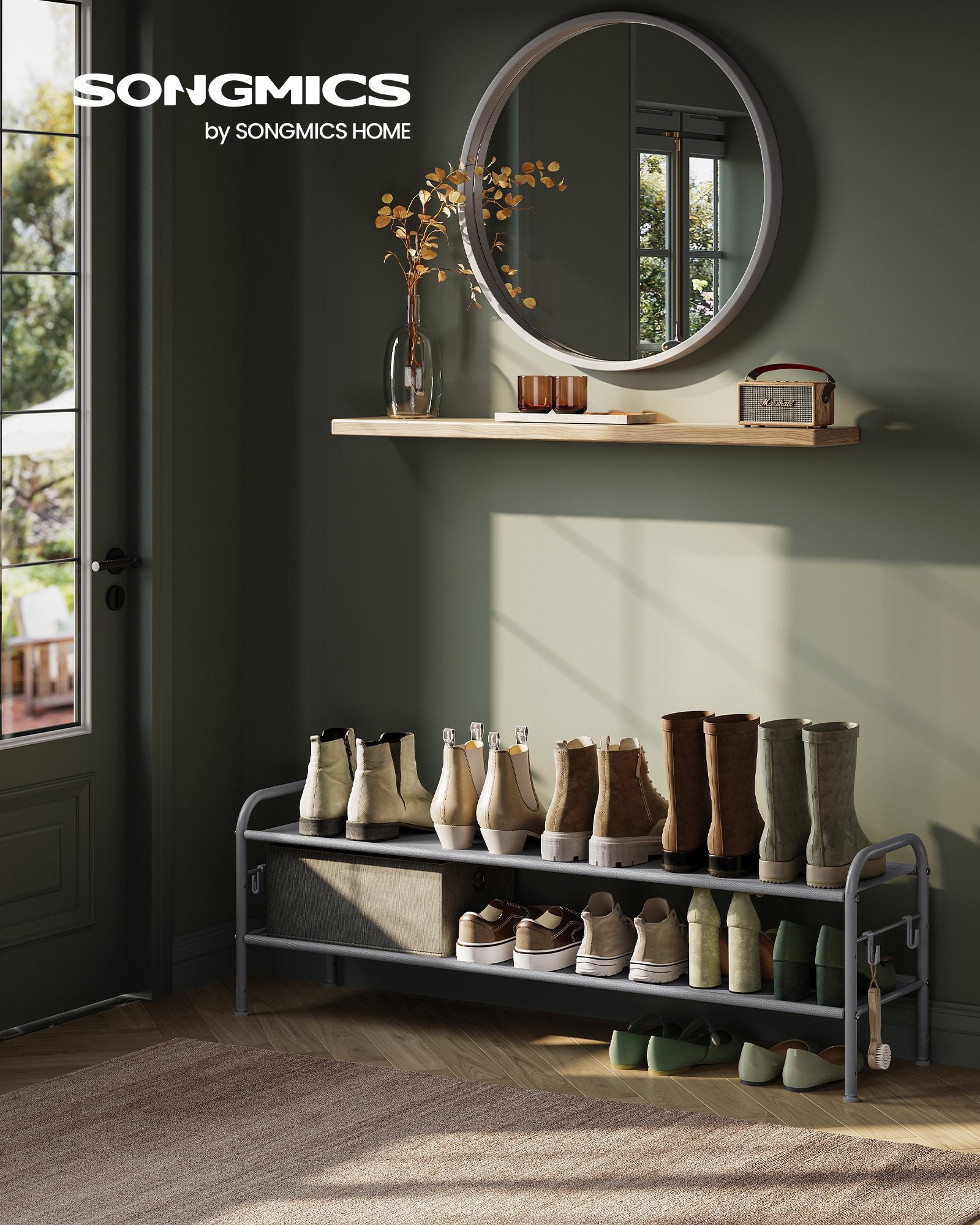 2 Tier Shoe Organizer Holds up to 12 Pairs of Shoes - image 2