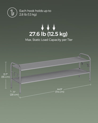 2 Tier Shoe Organizer Holds up to 12 Pairs of Shoes - image 6