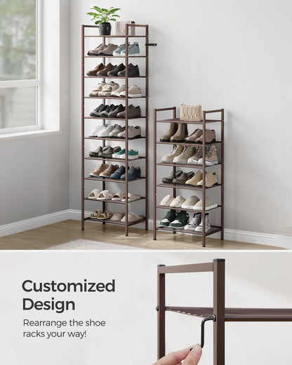 8-Tier Narrow Shoe Rack - view 5