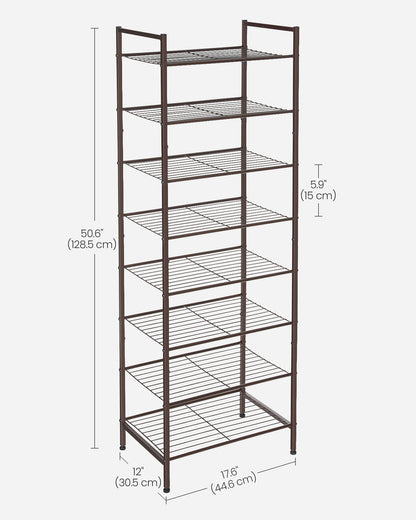 8-Tier Narrow Shoe Rack - view 13