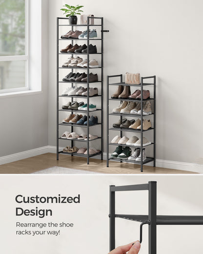 8-Tier Narrow Shoe Rack - view 6