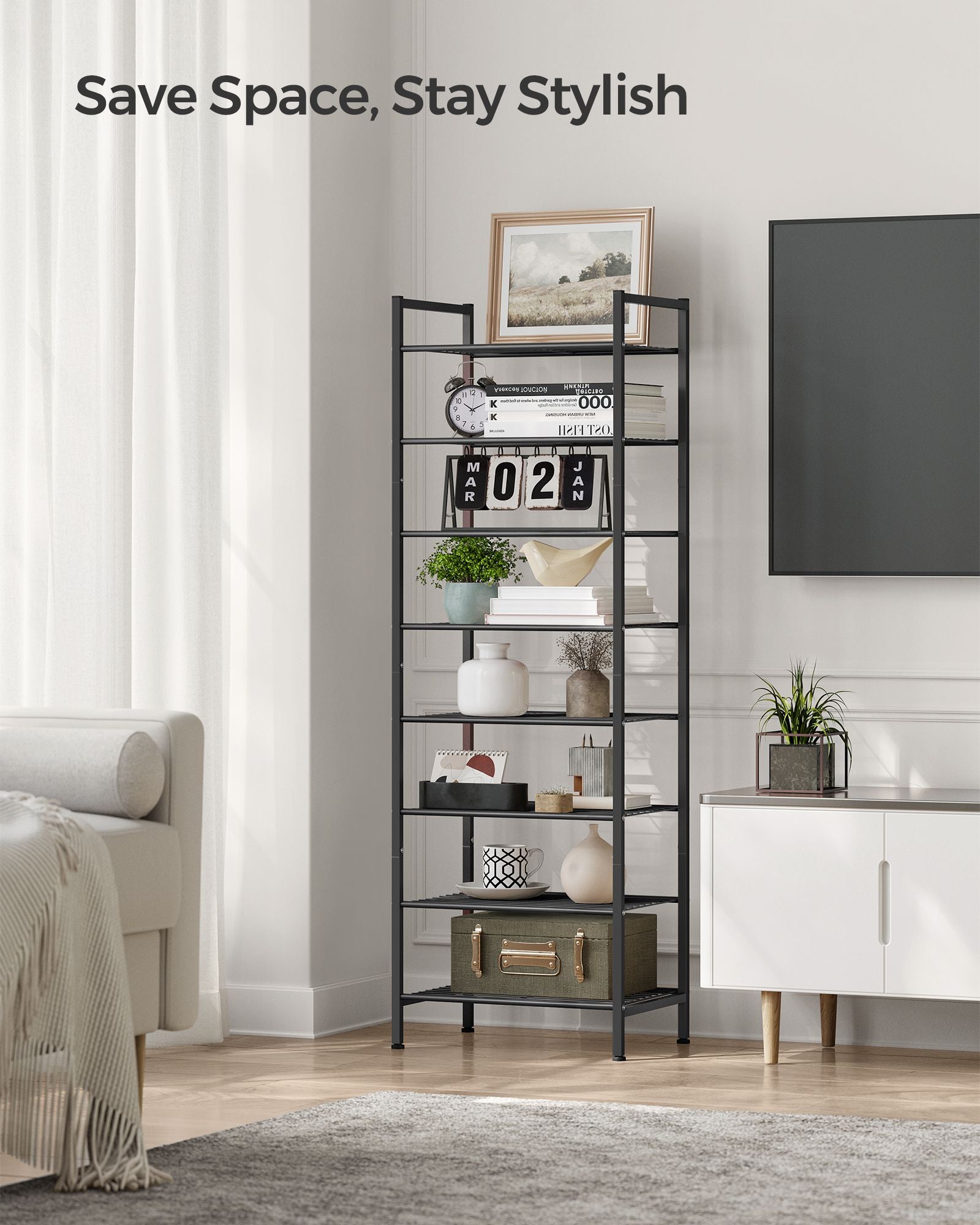 8-Tier Narrow Shoe Rack - view 12