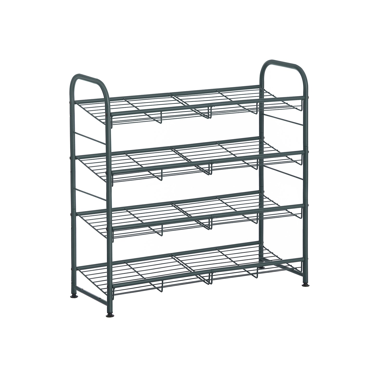 4 Tier Shoe Organizer Holds up to 16 Pairs of Shoes - HWLEXTRA 