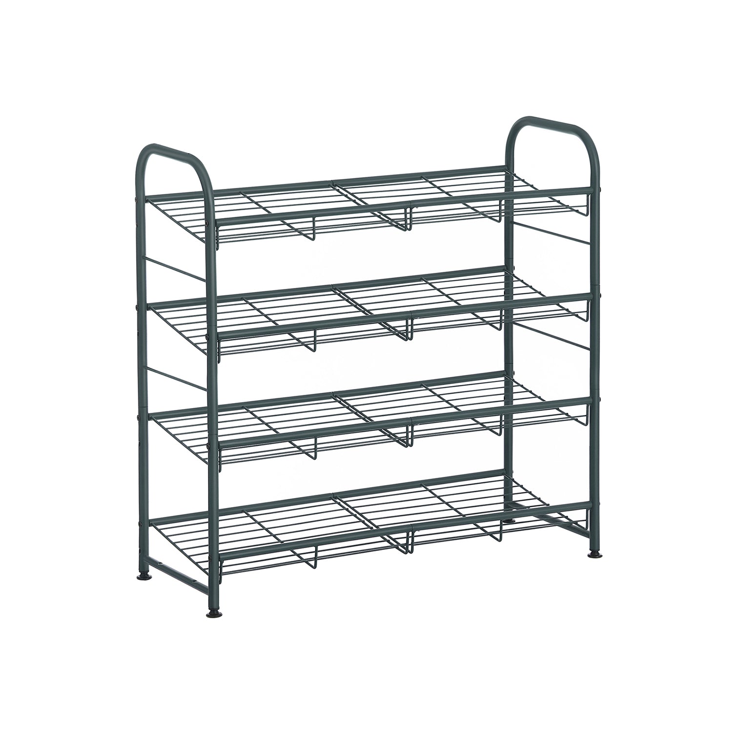 4 Tier Shoe Organizer Holds up to 16 Pairs of Shoes - HWLEXTRA 