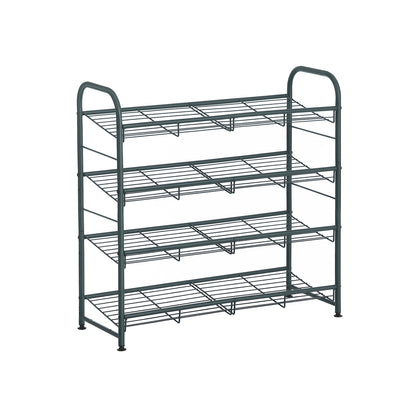 4 Tier Shoe Organizer Holds up to 16 Pairs of Shoes - HWLEXTRA 