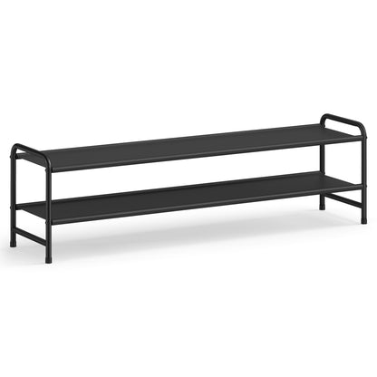 3-Tier Long Shoe Rack Organizer Ink Black - image 17