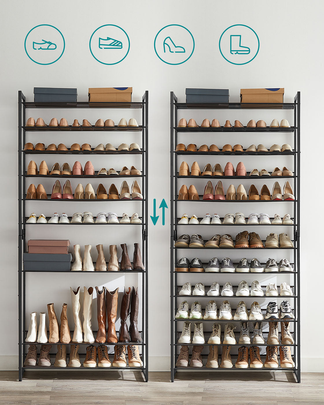 12 Tier Shoe Rack - image 9
