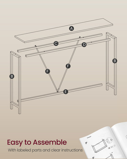 Console Table, Sofa Table, Narrow Entryway Table